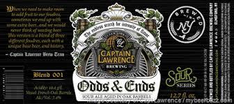 Captain Lawrence Odds & Ends beer Label Full Size