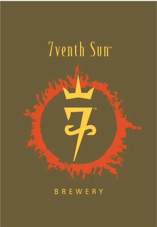 7venth Sun Midnight Moonlight Oak-Aged beer Label Full Size