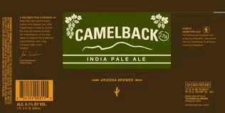 Phoenix Ale  Camelback beer Label Full Size