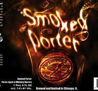 Pipeworks Bourbon Barrel Aged Smoked Porter beer Label Full Size