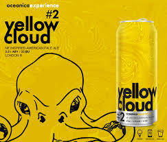 Oceânica Yellow Cloud beer Label Full Size