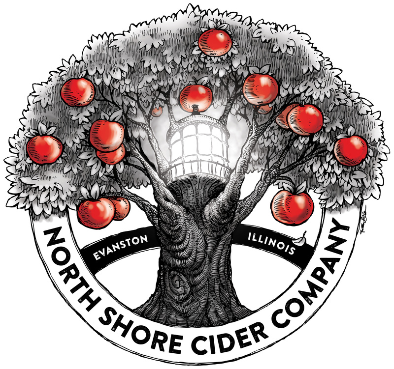 North Shore Cider Beacon Blend beer Label Full Size