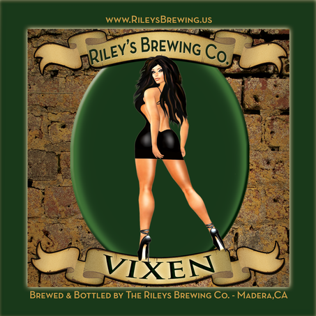 Riley's Vixen beer Label Full Size