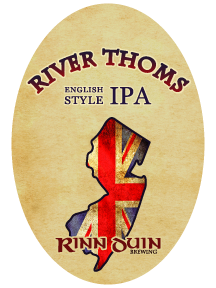 Toms River Rinn Duin River Thoms Lemon Ginger beer Label Full Size
