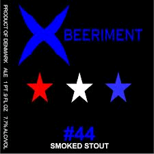 Xbeeriment #44 Smoked beer Label Full Size