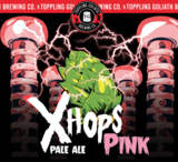 Toppling Goliath X Hops Pink beer