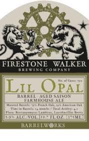 Firestone Walker Lil Opal 2016 beer Label Full Size