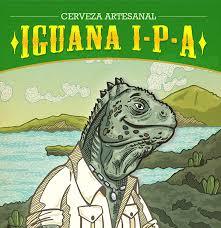Camino Del Sol Iguana beer Label Full Size