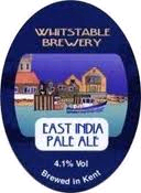 Whitstable East India Pale Ale beer Label Full Size
