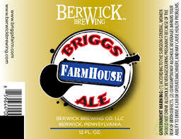 Berwick Briggs Farmhouse Ale beer Label Full Size