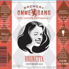 Ommegang Brunetta beer Label Full Size