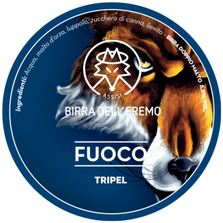 Dell’Eremo Birra Dell' Eremo FUOCO beer Label Full Size