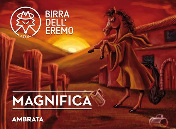Dell’Eremo Birra Dell' Eremo MAGNIFICA beer Label Full Size