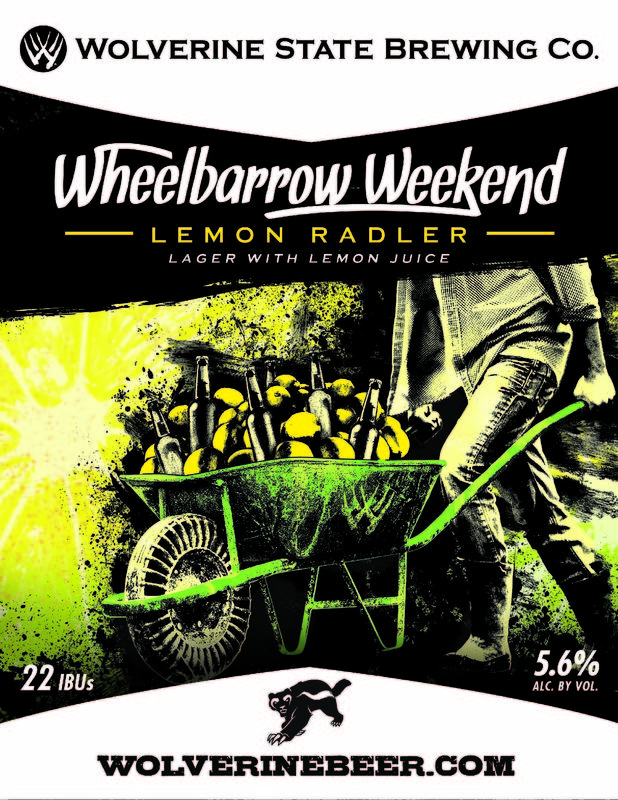Wolverine State Wheelbarrow Weekend beer Label Full Size