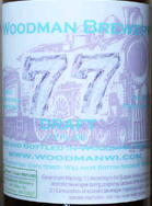 Woodman 77 Draft beer Label Full Size