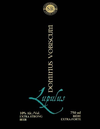 Charlevoix Dominus Vobiscum Lupulus beer Label Full Size