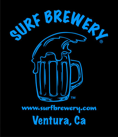 Surf 1st Anniversary Imperial Brown beer Label Full Size