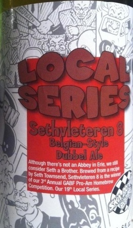 SKA Local Series #19 (Sethvleteren 8) beer Label Full Size