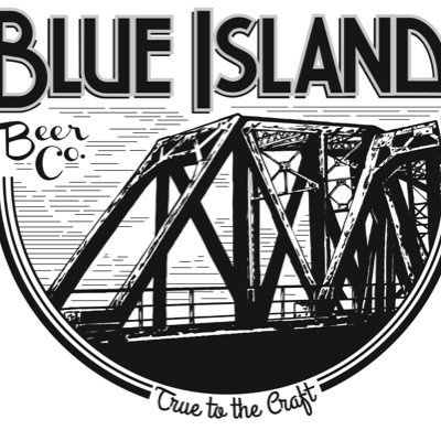 Blue Island Sun Standard beer Label Full Size