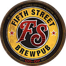 Fifth Street Patio Sippin' beer Label Full Size