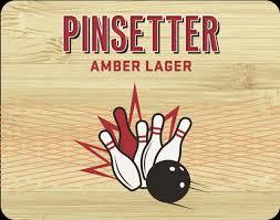 Real Ale Pinsetter beer Label Full Size