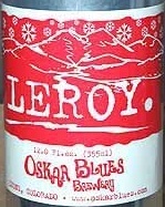 Oskar Blues Leroy beer Label Full Size