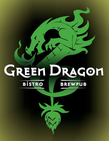 Green Dragon Ginger beer Label Full Size