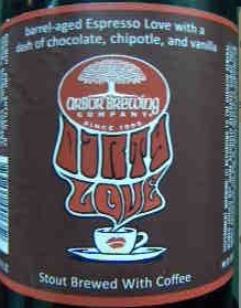 Arbor Dirty Love beer Label Full Size