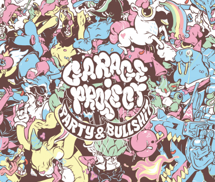 Garage Project Party & Bullshit beer Label Full Size