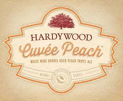 Hardywood Park Cuvee Peach beer Label Full Size