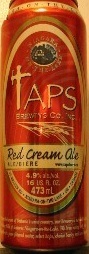 Taps Niagara Red Cream Ale beer Label Full Size