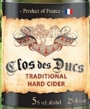 Clos des Ducs Hard Cider beer