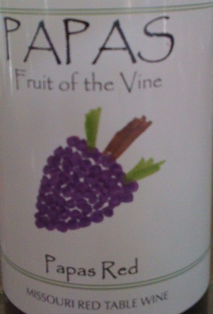 Papas Red beer Label Full Size