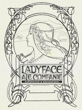 Ladyface 1st Anniversary Ale beer Label Full Size