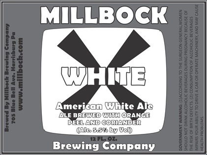Millbock White beer Label Full Size