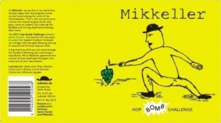 Mikkeller Hop Bomb Challenge beer Label Full Size