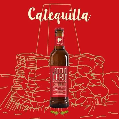 Latitud Cero Catequilla beer Label Full Size