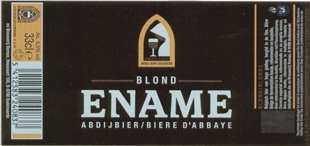 Roman Ename Blonde beer Label Full Size