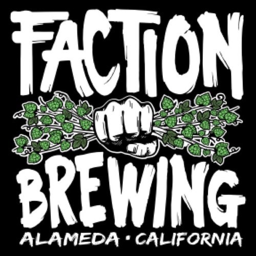 Faction Dark IIPA beer Label Full Size