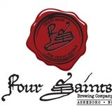 Four Saints That's No Moon Belgian Witbier beer Label Full Size