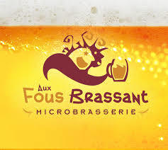 Aux Fous Brassant Rasade beer Label Full Size