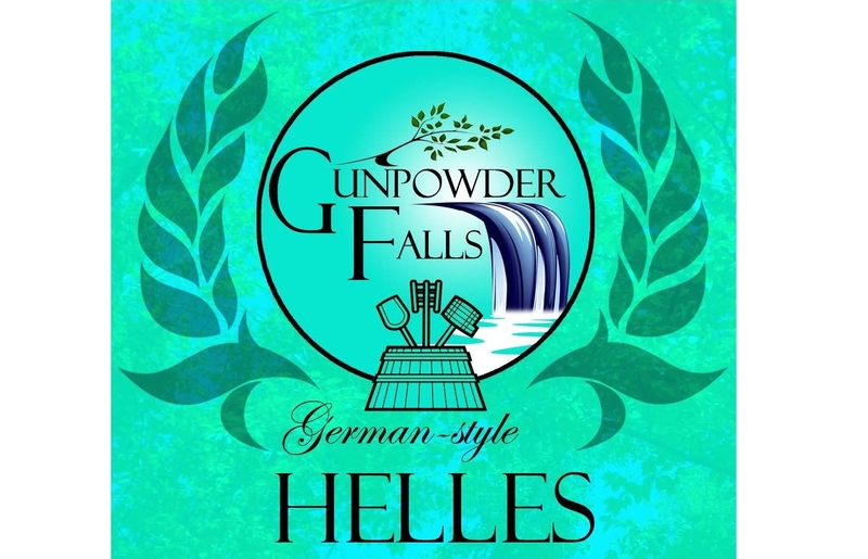 Gunpowder Falls Helles beer Label Full Size