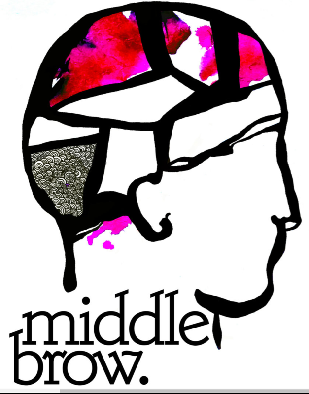 Middle Brow Miner Tropicalia beer Label Full Size