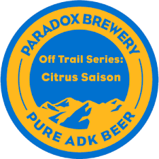 Paradox Off Trail Series: Citrus Saison beer Label Full Size