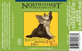 North Coast Belgo Dry Hopped Pale Ale beer Label Full Size