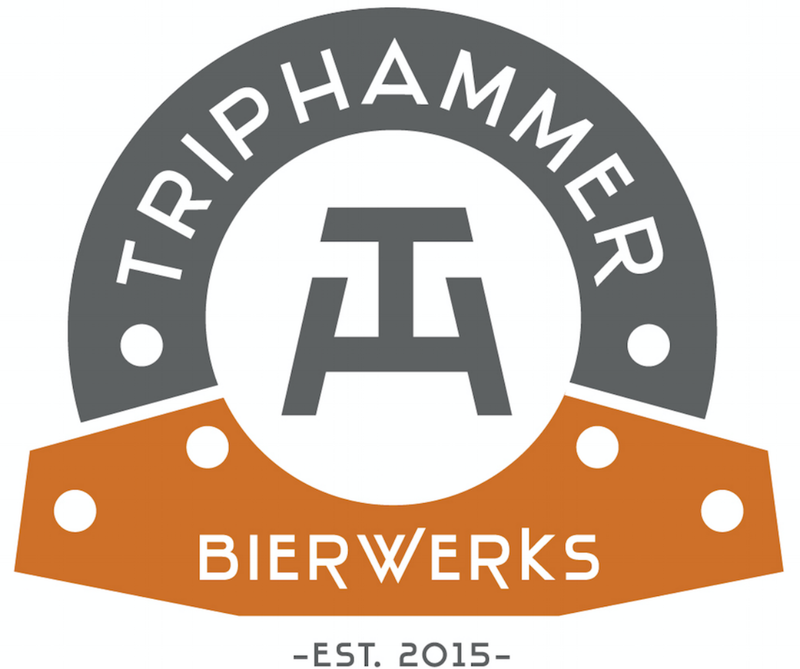 Triphammer New England DIPA beer Label Full Size