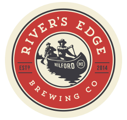 River's Edge Karate Bonfire beer Label Full Size