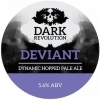 Dark Revolution Deviant beer Label Full Size