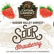 Captain Lawrence Strawberry Sour 2015 beer Label Full Size