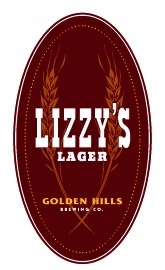 Golden Hills Lizzy's Lager beer Label Full Size